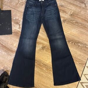 KanCan dark wash flare jeans